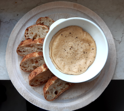 baked vegan camembert